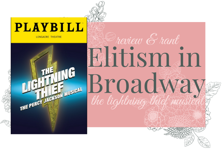 The Lightning Thief Musical – Broadway Reviewers Hate Teens (Review + Rant)